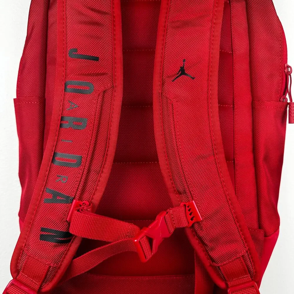 Nike Air Jordan Jumpman Logo Fluid Backpack Gym Red Sports Laptop School Travel